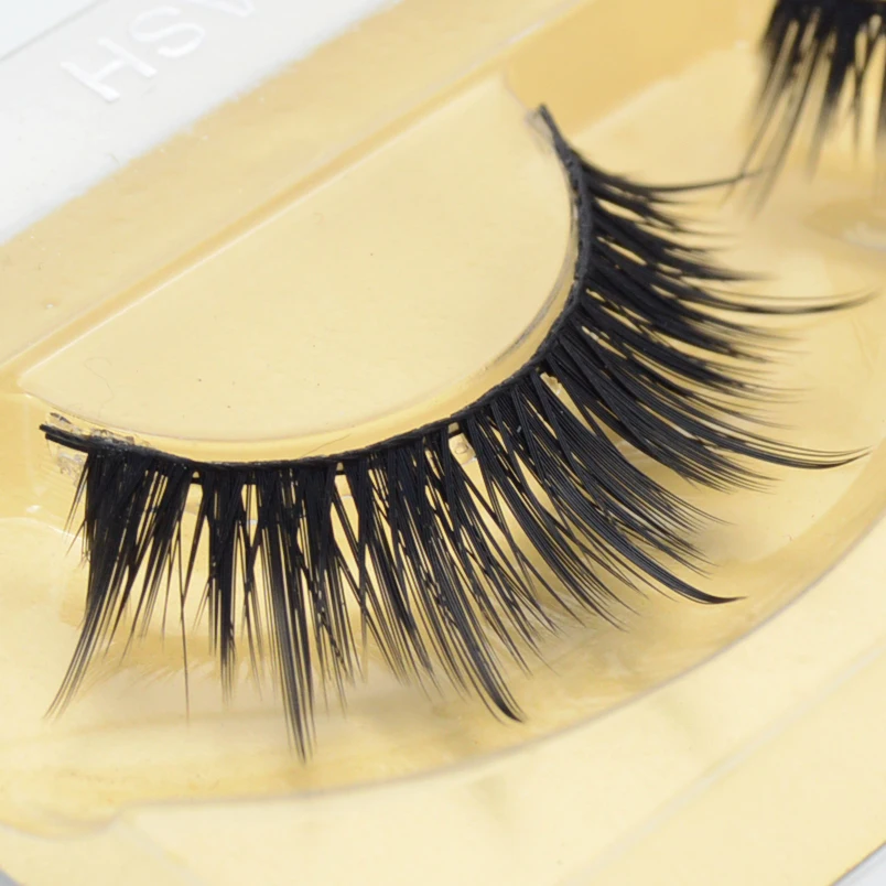 

visofree 1 Pairs Natural Long False Eyelashes Thick Makeup Beauty Fake Eyelashes Fake Eye Lashes Extension Tools 8A14