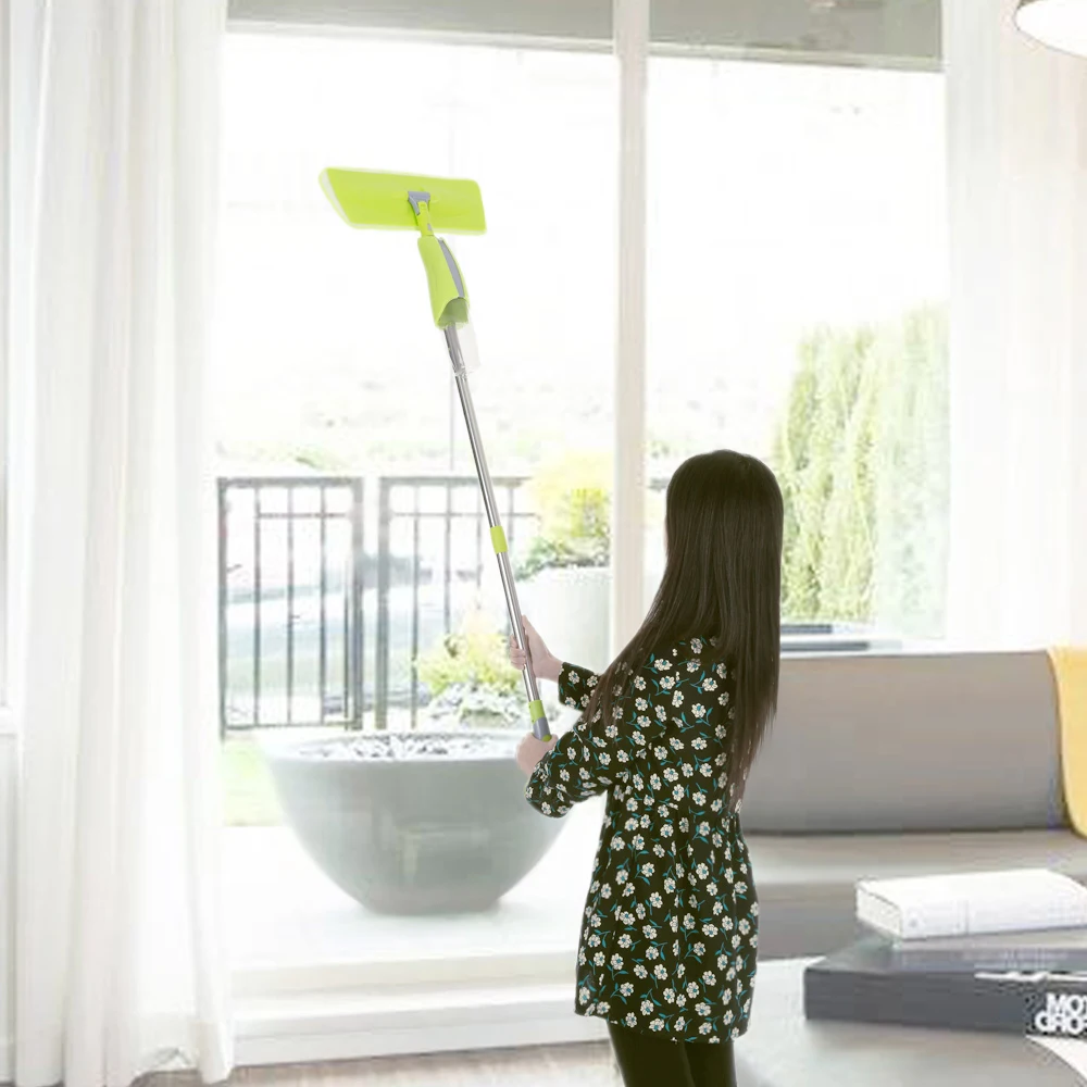 

Spray Mop Wooden Floor with Reusable Microfiber Pads 360 Degree Handle Home Windows Kitchen Mop Sweeper Broom Clean Tools