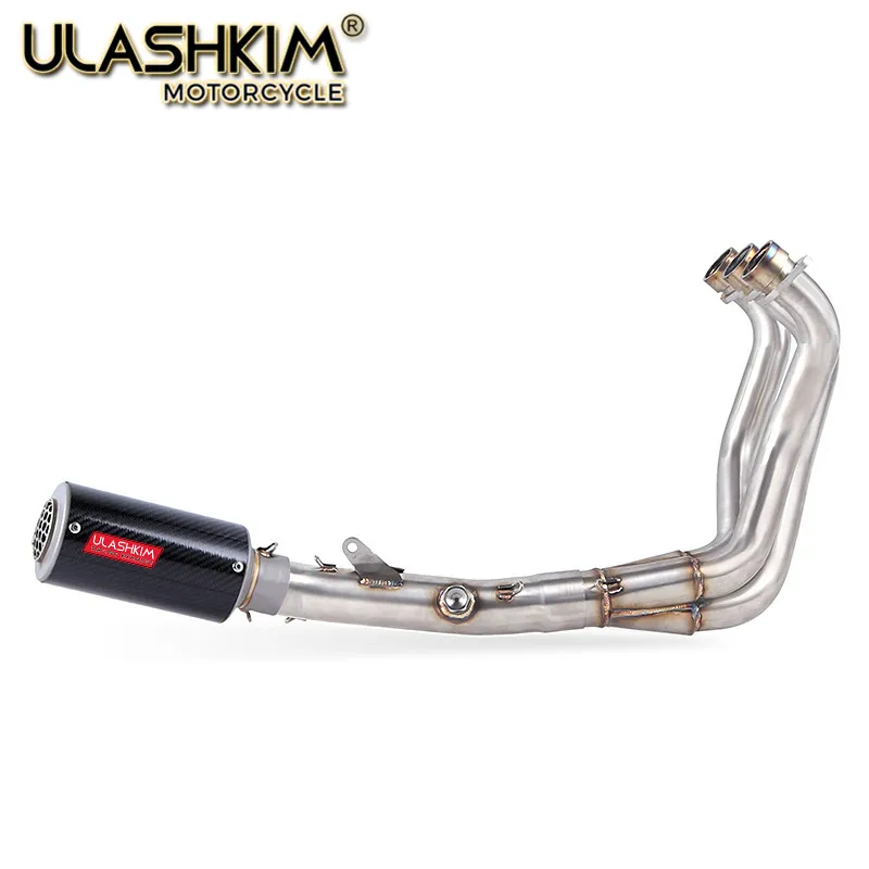 

Motorcycle Full System Carbon Fiber Escape Muffler Exhaust Slip on For yamaha FZ09 MT09 MT-09 FZ-09 2014-2018 Not for Tracer
