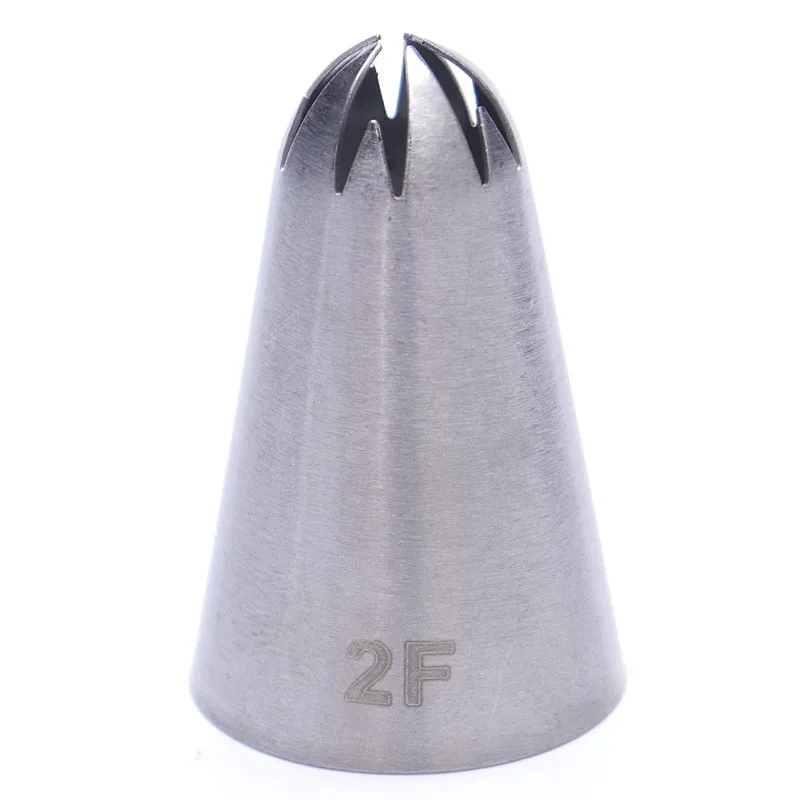 

#2F Stainless Steel Piping Icing Nozzle Cake Cream Pastry Pastry Baking Tip