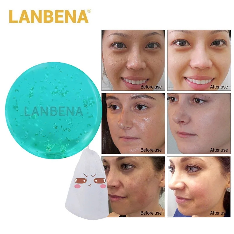 

LANBENA Hyalurouic Acid Essential Oil Handmade Soap Moisturizing Deep Cleansing Rich Foaming Shrink Pores Oil Control Skin Care