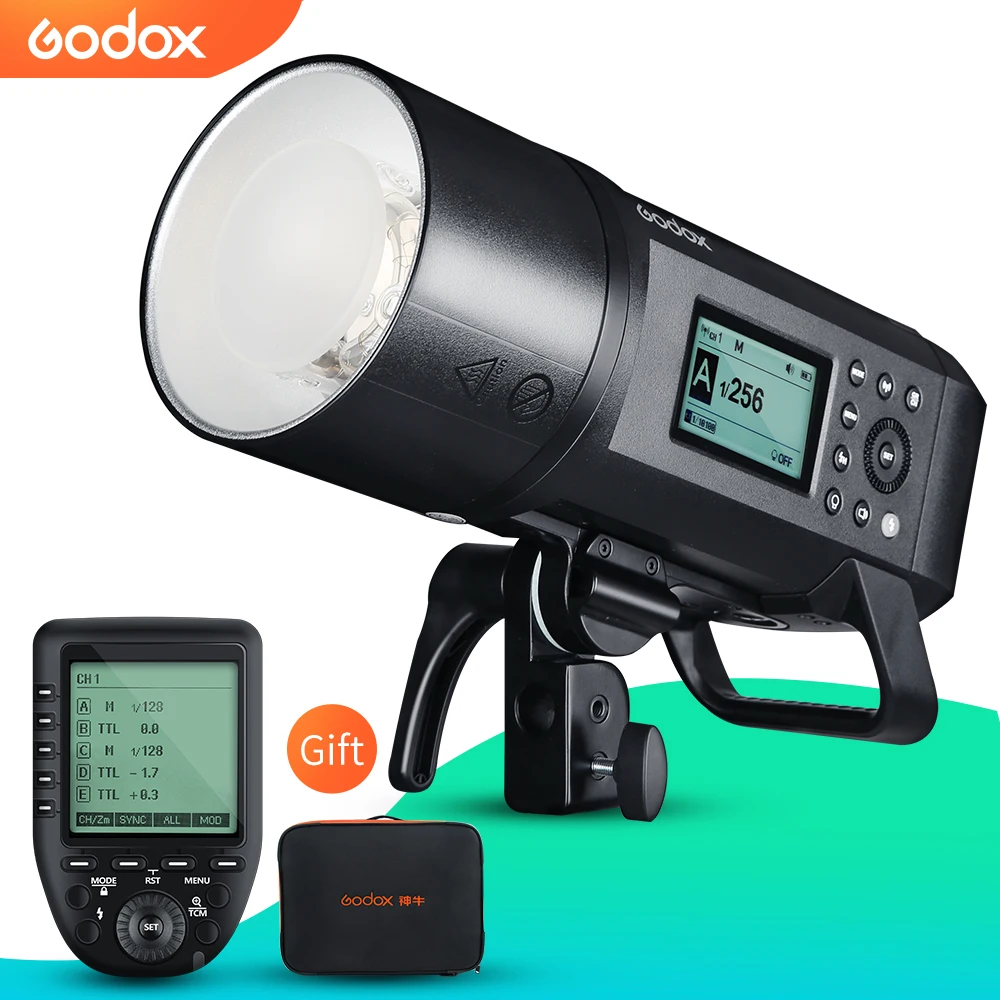

Upgrade Godox AD600Pro 600W Outdoor Flash Li-on Battery TTL HSS Built-in 2.4G Wireless X System with Xpro-C/N/S/F/O Trigger