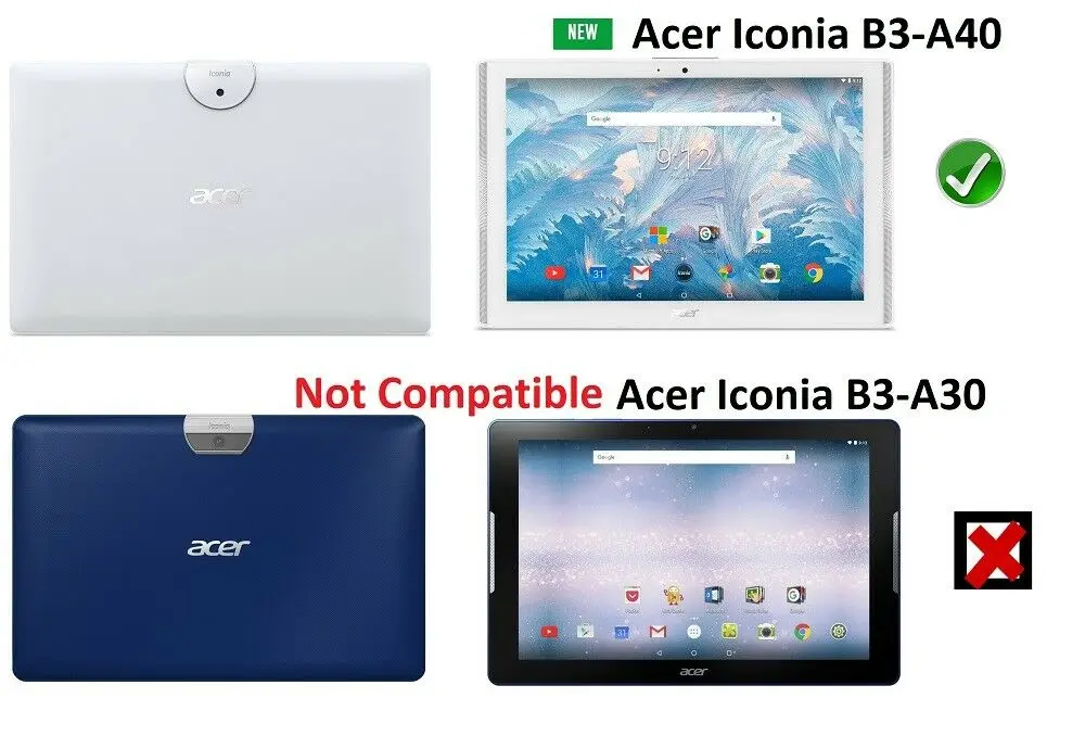 Закаленное стекло экран протектор Tab Обложка для acer Iconia One 10 B3-A40 10,1"