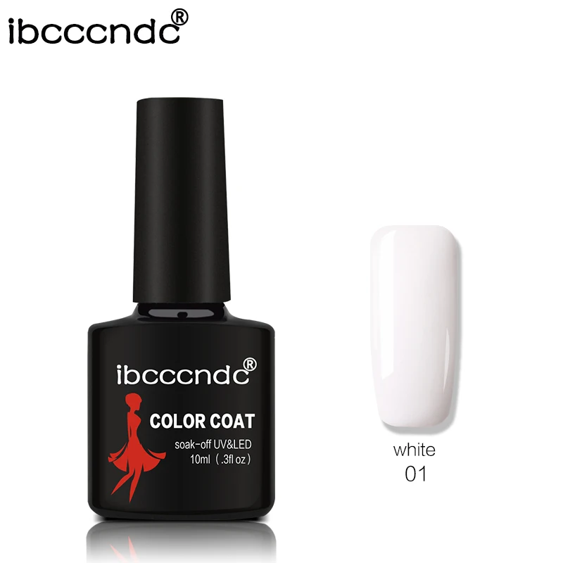 Новинка Ibcccndc 80 цветов 10 мл УФ светодиодный Гель-лак для ногтей с замачиванием полуперманентные гель-лаки Гель-лак для ногтей - Цвет: 1