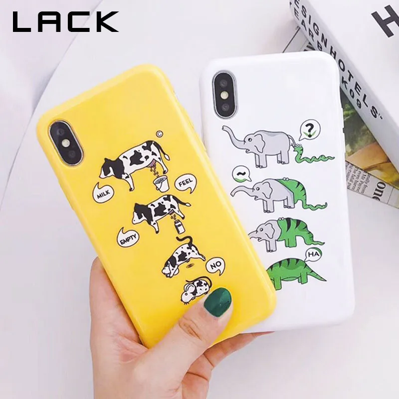 Buy LACK Funny Cartoon Phone Case For iphone X Case