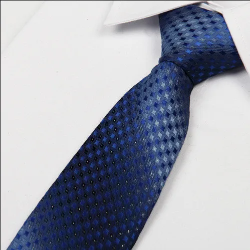 SHENNAIWEI 8 см тонкий полиэстер шеи галстуки новинка мужские градиентные синие цветные галстуки модные жаккардовые gravatas
