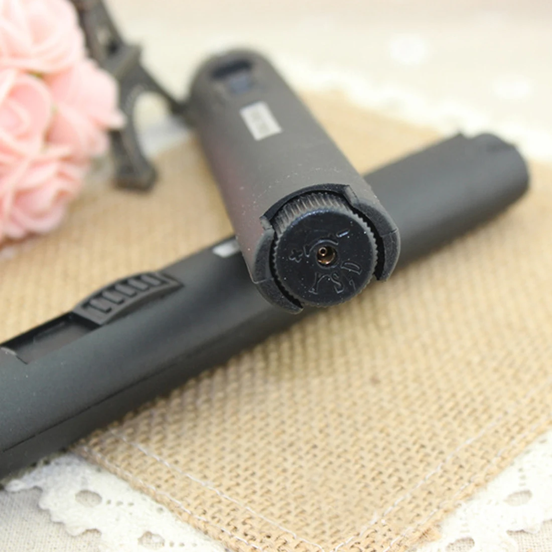 Black Windshield pen welding torch Outdoor Lighter Jet Flame Butane Gas Refill Lighter Welding Soldering Torch Pen