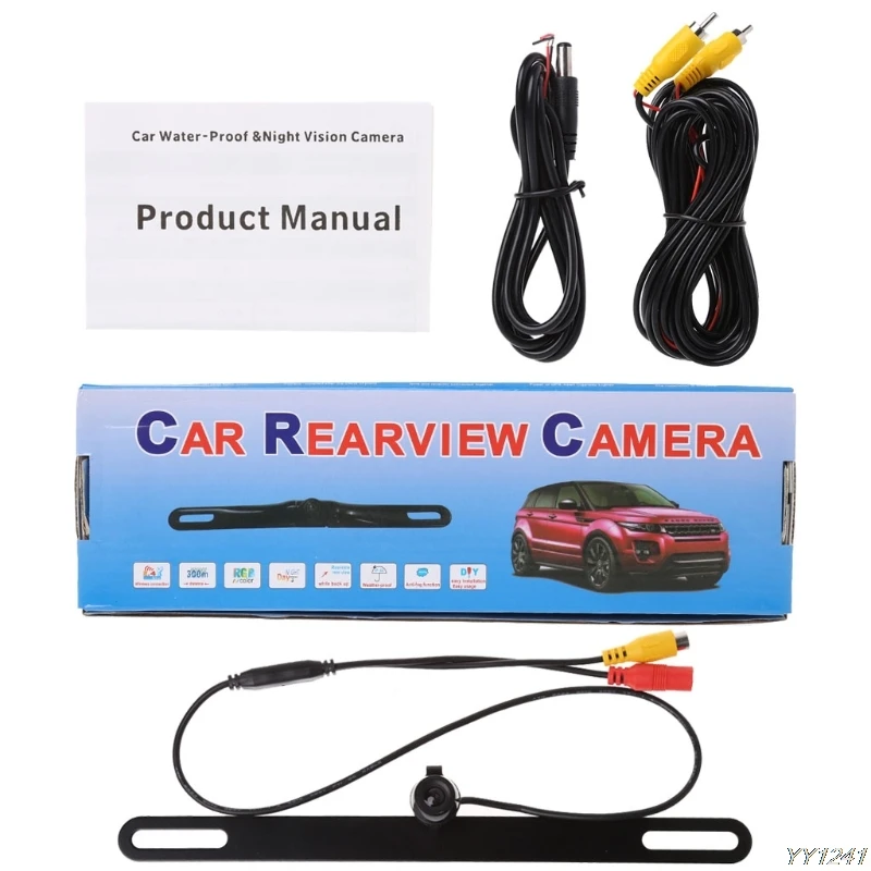

Car Rear Reverse License Plate Parking Rearview Backup Camera For All Cars G6KC