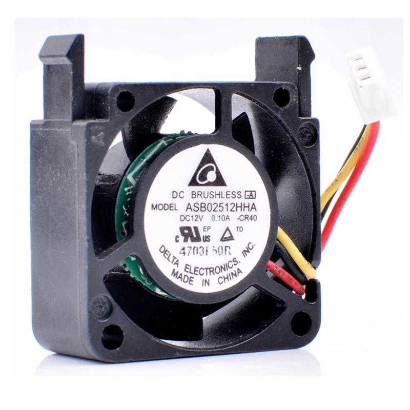 Абсолютно новый оригинальный вентилятор ASB02512HHA 2 5 см 2510 25 мм DC12V 0.10A 3 линии Микро