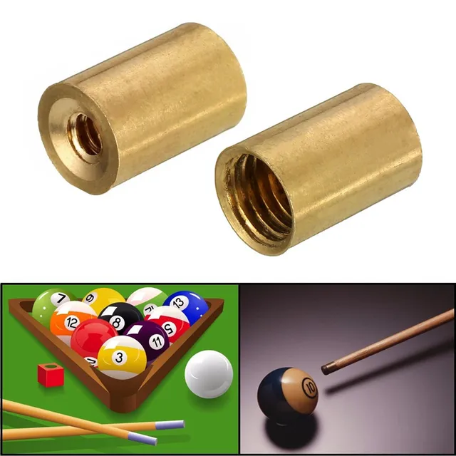 Buy Newest 1pcs Brass Cue Ferrules Pool Snooker