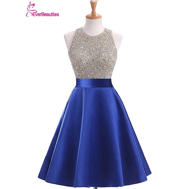 Short Halter Prom Dresses 2018