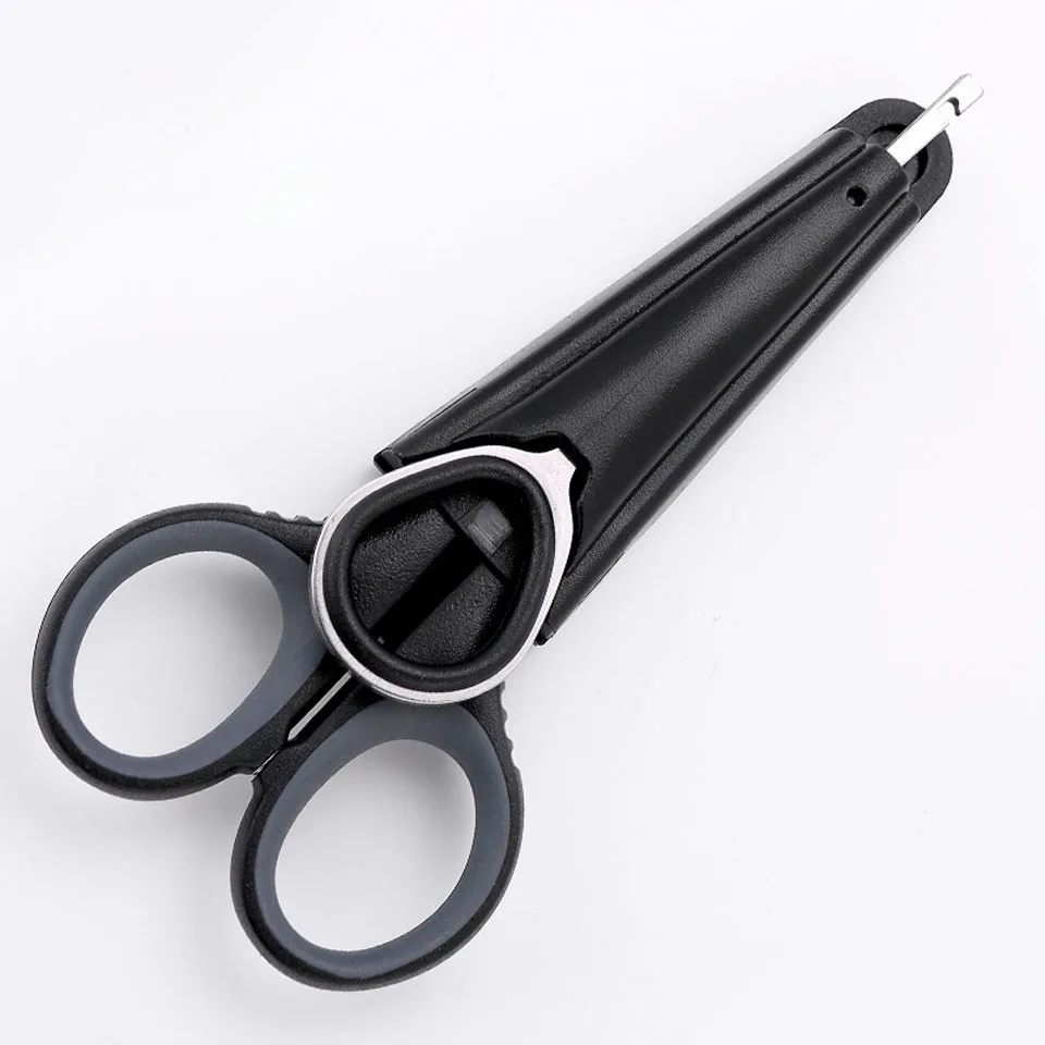 

Multi-function Fishing Scissors Fishing Line Cutter Clipper Nipper Hook Scissor Braid Line Cutter Hook Remover Tackle Tool
