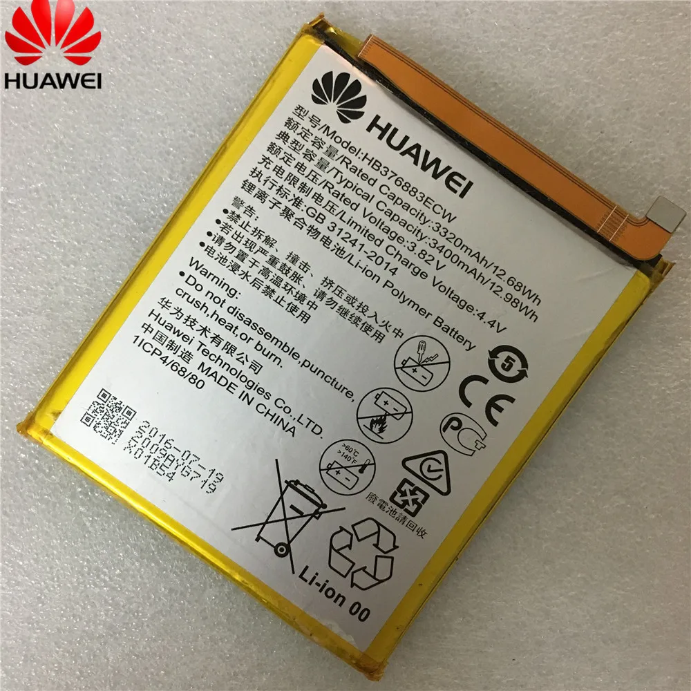 Hua Wei аккумулятор для телефона HB376883ECW для huawei Ascend P9 Plus VIE-AL10 3400 мАч Замена батареи Бесплатные инструменты
