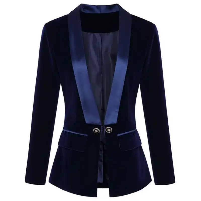 vintage velvet blazer