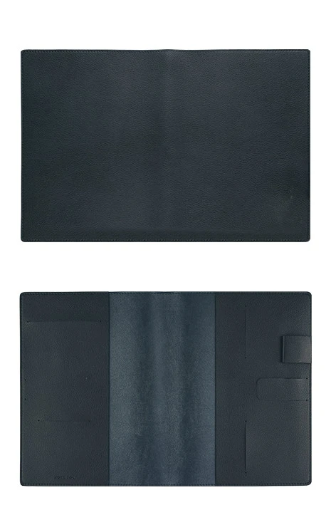

Note For Brief Navy Color High Quality PU Leather Cover A5