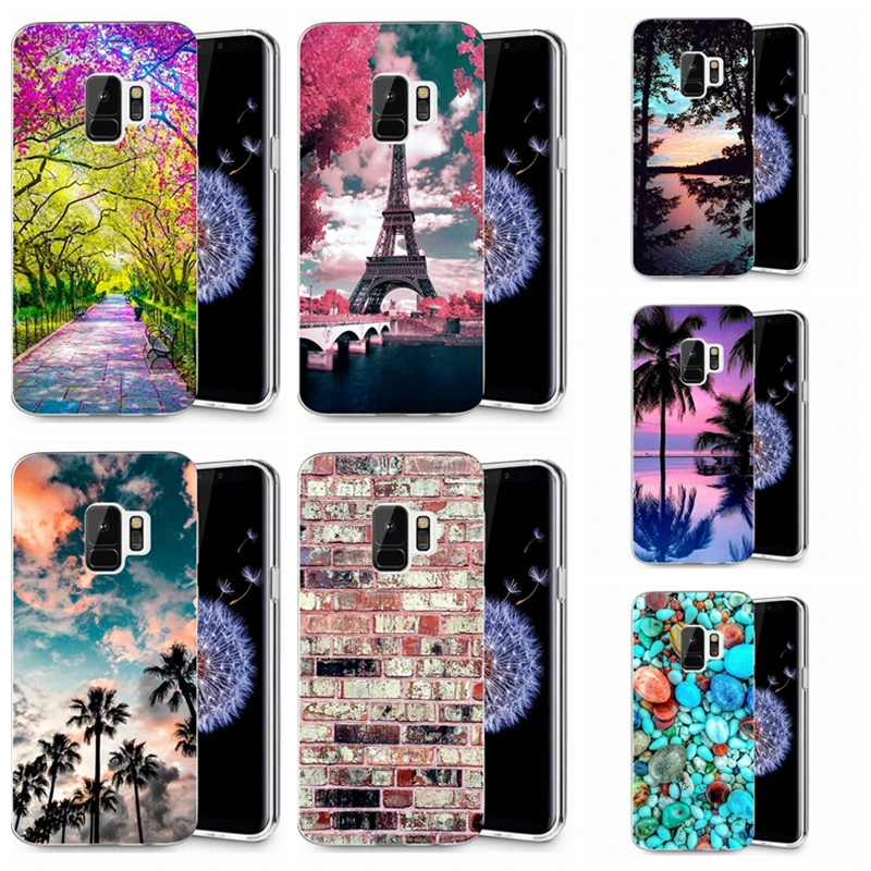 Coque для samsung Galaxy S3 S9 S9Plus S8 плюс S7 edge Note 8 термополиуретановый дизайнерский
