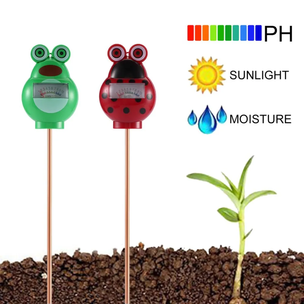 

Portable Crops Measure Earth PH Soil Tester Temperature umidity Moisture Multifunction Soil Measuring Instrument Acidity Test