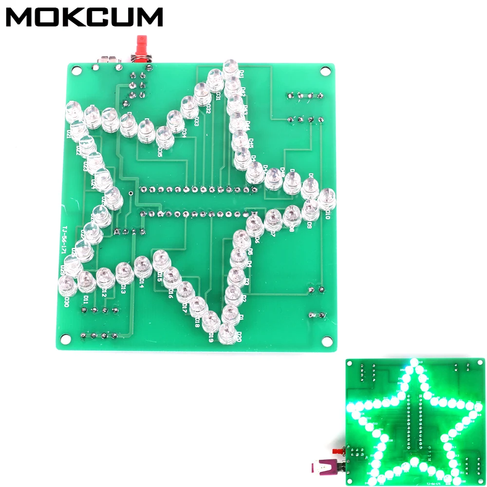 

DIY Light Module Colorful Glittering Five-Pointed Star Water Light LED Home Furnishing decoration DIY Colorful Glittering Star