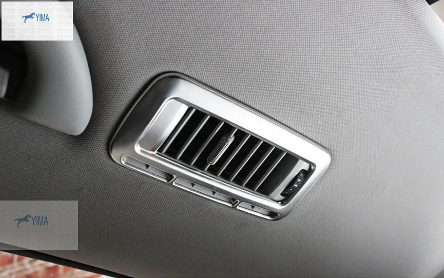 

Accessories For VW Volkswagen Sharan 2012 - 2016 Stainless Steel Roof Air Conditioning Vent Outlet Cover Interior Trim