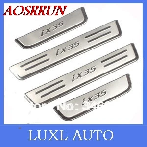 

For Hyundai IX35 2010 2011 2012 2013 2014 2015 stainless steel scuff plate door sill 4ps car accessories car-styling