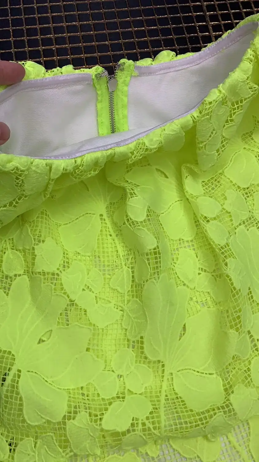 Высокое качество Vestidos De Festa сексуальное с коротким рукавом неоновое зеленое кружевное женское Бандажное платье дизайнерское модное вечернее платье