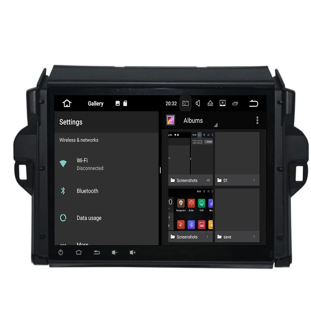 Perfect IPS DSP Android 9.0 Car No DVD player For Toyota Fortuner SW4 15+ GPS Navigation Multimedia player head unit radio tape recorder 3