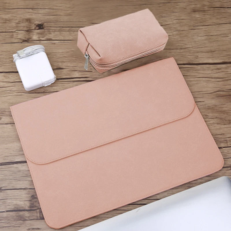 Матовая водонепроницаемая сумка для ноутбука из ПУ кожи 14 15 6 дюйма Macbook Xiaomi Air 13 11