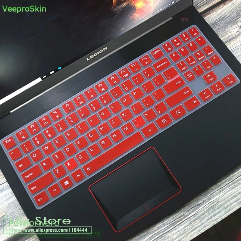 Силиконовая клавиатура защитная оболочка покрытие для lenovo Легион Y530 R720 Y520 Y720 Y7000 Y7000P Y540 Y9000K 15,6 ''/Y730 Y740 17,3''