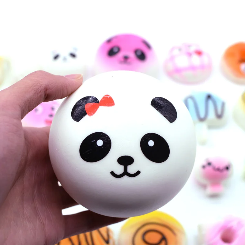 30 шт. случайный хлеб десерт Kawaii Squishy Игрушка антистресс болотистый squeeze Игрушечные лошадки смешная шутка Моти мягкими анти-стресс с шнурки