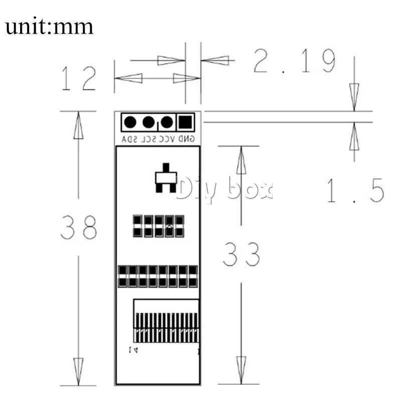 0,91 дюйма 128x32 IIC IEC синий OLED ЖК-дисплей DIY модуль SSD1306 Драйвер IC DC 3,3 В 5 В для Arduino PIC