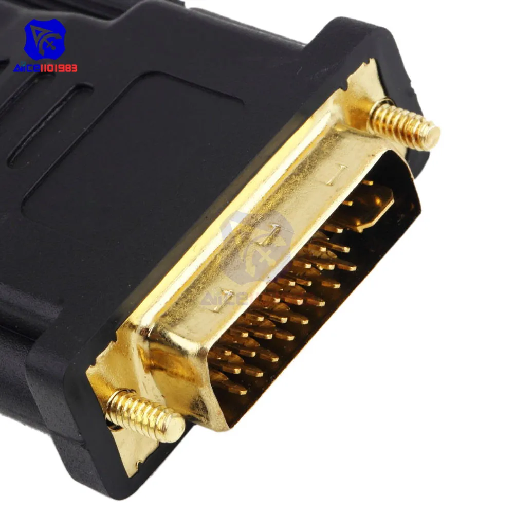 Адаптер DVI HDMI двунаправленное подключение Позолоченный разъем для ПК ноутбука