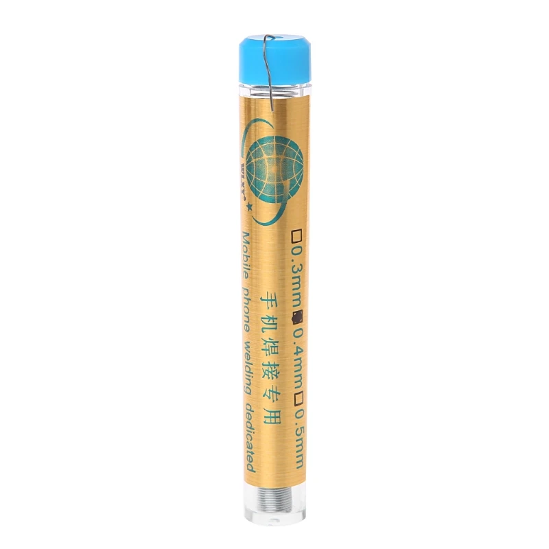 Tin Flux Rosin Core Soldering Wire Lead Solder Pen Tube Dispenser 0.3/0.4/0.5mm