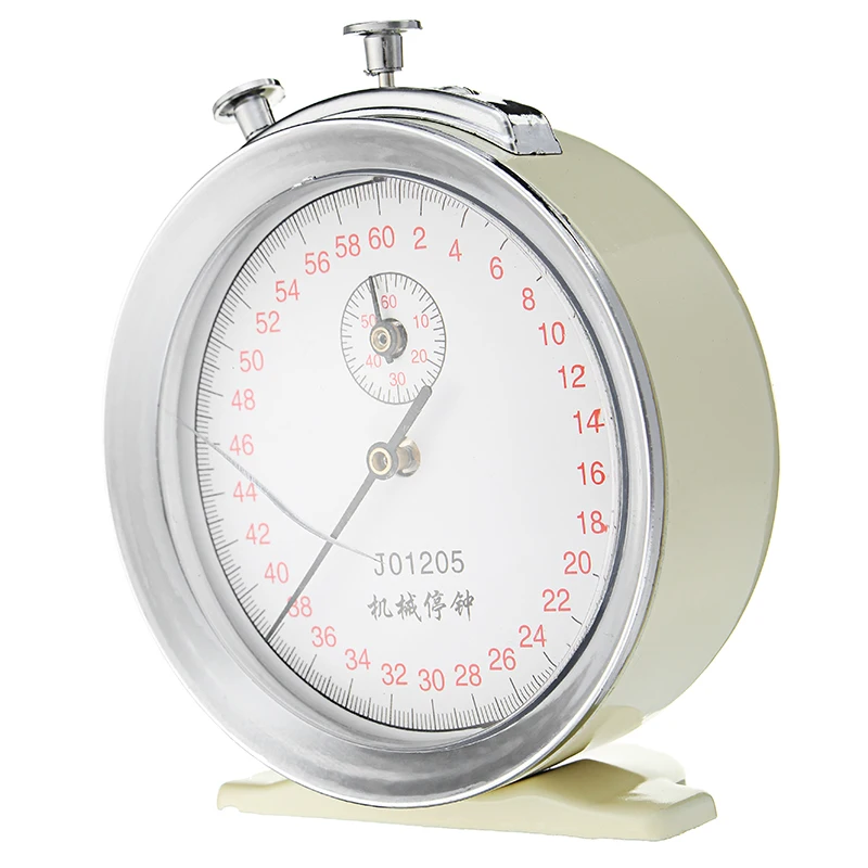 Mechanical Stopwatch Stop Clock 60s 0.1s Timer School Teaching Aid