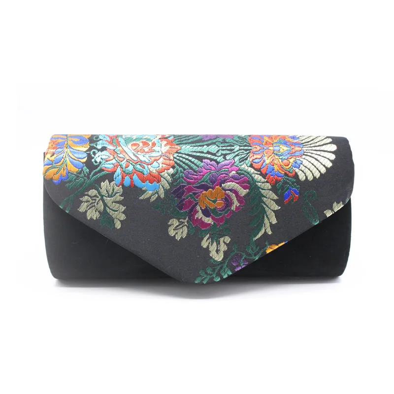 mulheres, flor bordada, bolsa de ombro com