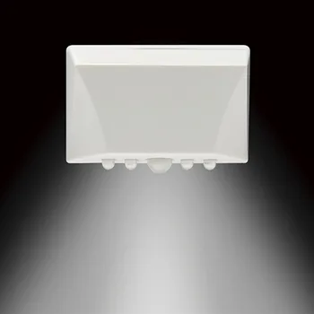 

4 LED Body Motion Sensor Wall light Led night light Battery power Closet Stairs Basement Hallway Wall Cabinet light drop ship