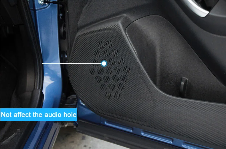 QHCP углерода волокно 4 шт. двери автомобиля боковой анти-удар стикеры защиты для Subaru Forester Outback XV Legacy