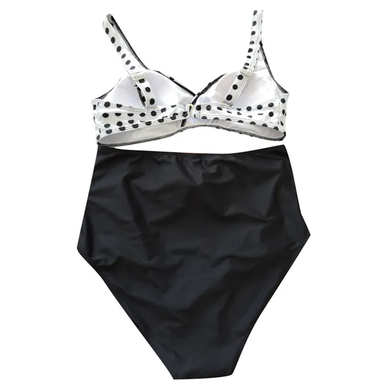 2019 Fashion New Women Siamese Bikini Set Push-Up StripeSwimwear Beachwear Swimsuit Bathing Suit Beach Wear Beach Retro A23# (8)