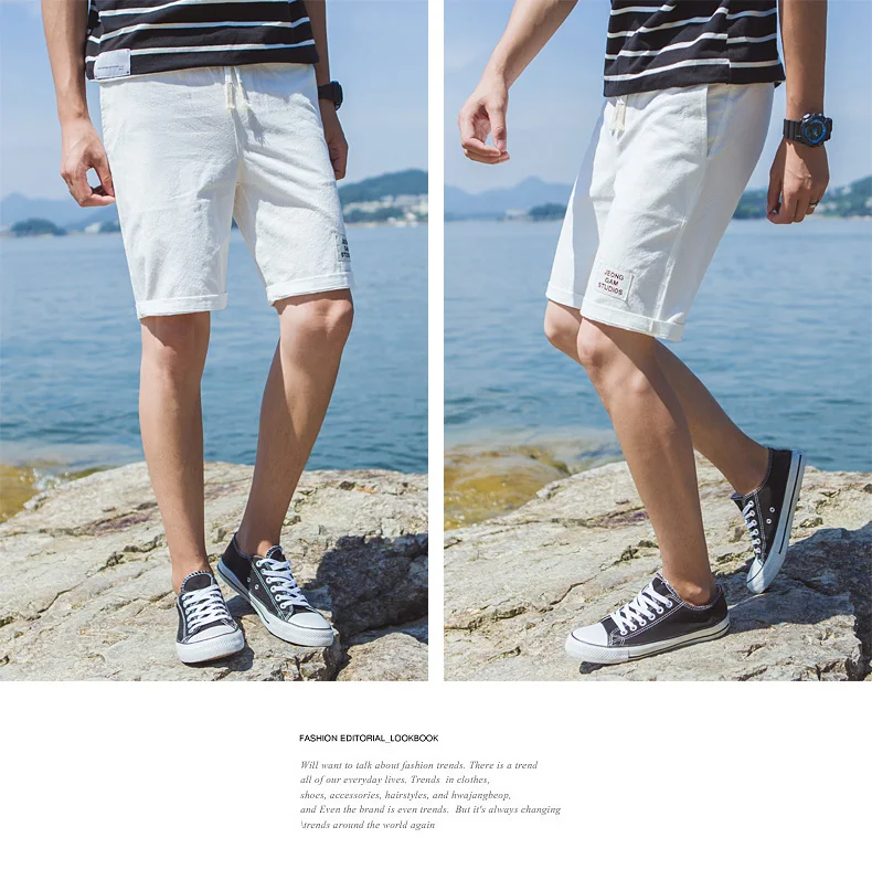 best casual shorts 2022 Summer Home Casual Shorts Men ,fashion Plus Size Mens Loose Cotton Shorts , Comfortable Breathable White Shorts Male  S-5XL best casual shorts