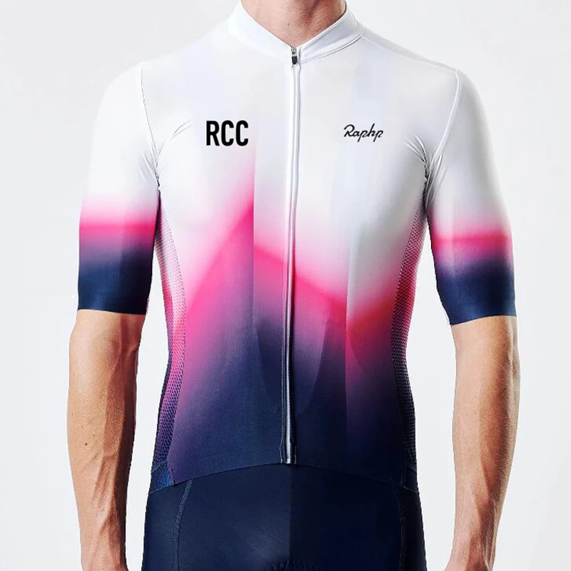 

2019 NEW RCC RAPHP CYCLING CLUB PRO TEAM JERSEY short sleeve road MTB cycling wear bicycle clothes cycling gear high quality