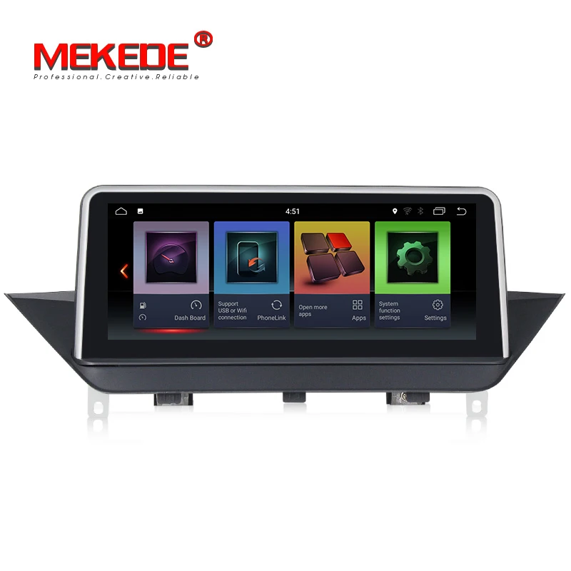 Perfect MEKEDE HD 1280*480 IPS ID7 PX6 6cores android 9.0 for BMW X1 E84 2009-2015 car dvd player,GPS  GPS Navigation SWC,BT,radio 2