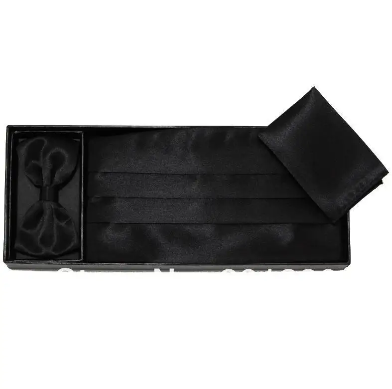 Широкий эластичный Свадебный ремень 2019 галстук бабочка платок|cummerbund sets|bowtie