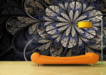 

Custom Wallpaper Murals Abstract Flower Self Adhesive Vinyl Wall Sticker Wall Paper Art Wall Painting Living Room