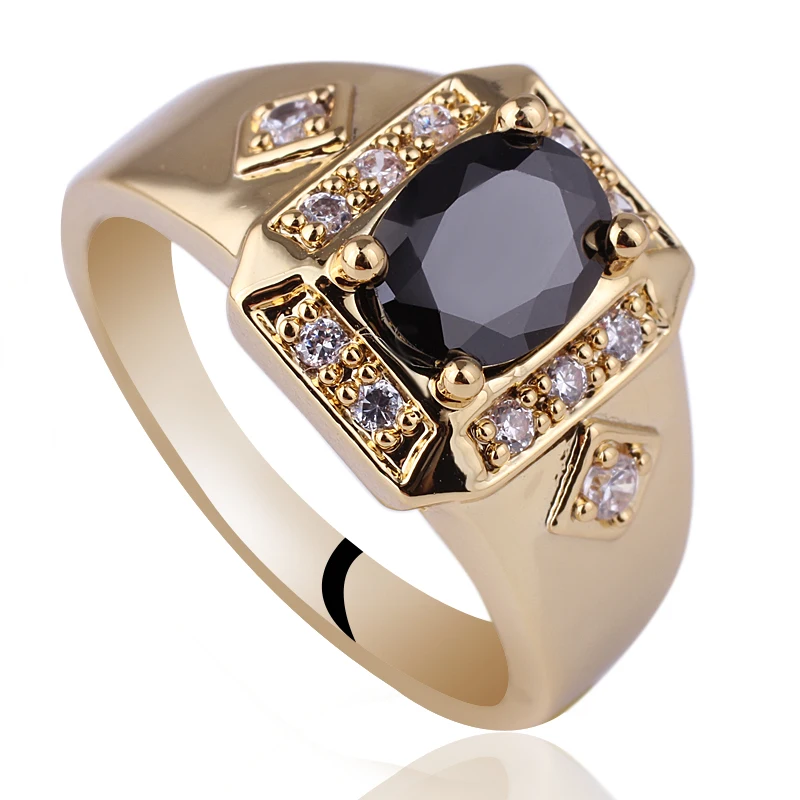 Мужское и женское кольцо из серебра 925 пробы золотистого цвета|925 silver ring|silver ring925