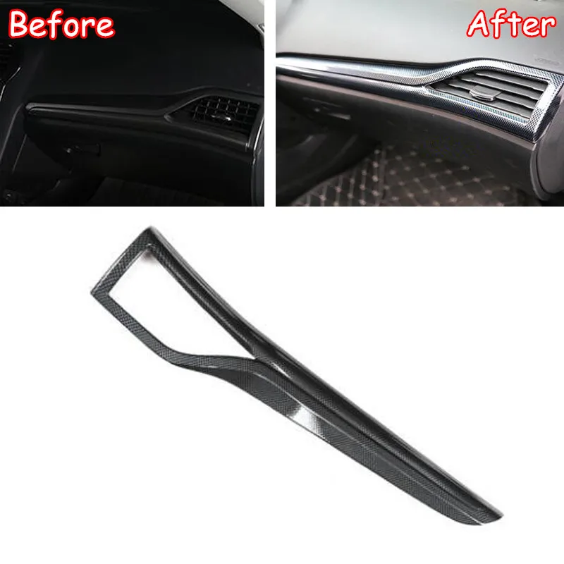 JXKaFa For Ford Mondeo 2017 2018 Car Dashboard Passenger Seat Air Vent A/C Outlet Frame Trim Decoration Strip Styling ABS | Автомобили и