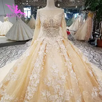 

AIJINGYU Wedding Dresses Plus Size With Sleeves Unique Gowns Hangzhou Xxxl Size Wholesale Irish Indian Gown Sexy Wedding Dress