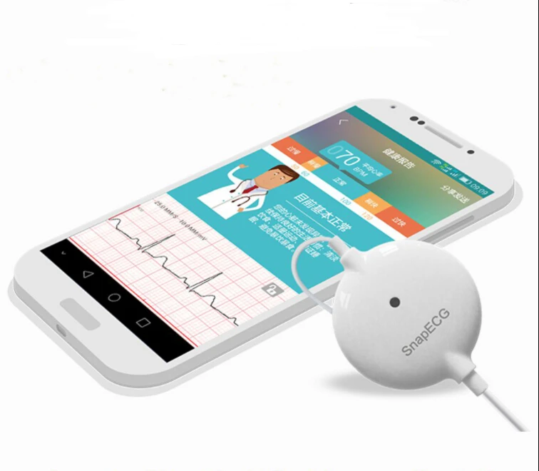 Wireless Portable wearable ECG Monitor Measurement Machine Mini Real