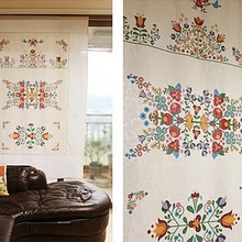 «Сделай сам» Лоскутная работа экологическая ткань Богемия цветок ткань стол натуральный хлопок льняная ткань Лоскутная Ткань 0,8 м