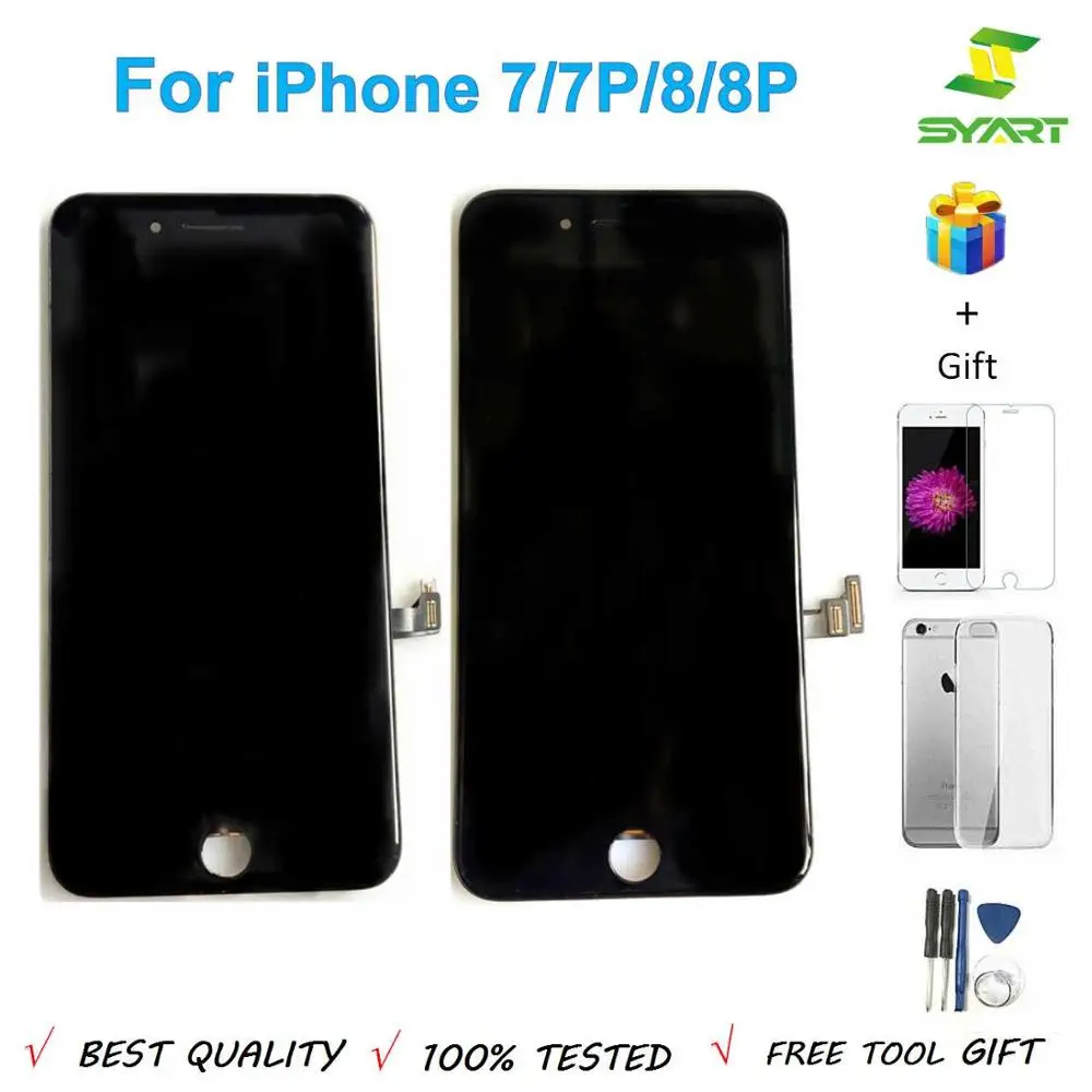 

"4.7/5.5" Assembly LCD Display Digitizer for iPhone 7P AAA LCDs Touch Screen for iPhone7 7P 8G 8P with 3 Free Gifts