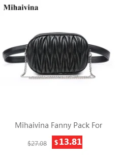 Mihaivina, Женская поясная сумка, кожа, женский пояс, цепь, сумки, модная поясная сумка, поясная сумка, Женский поясной ремень, сумка для телефона