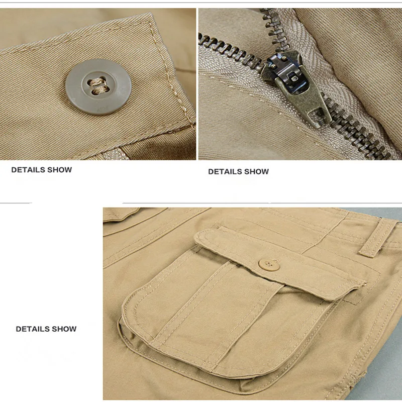 Cargo,Military Cargo,Men Casual Pants Spring Cotton Army 8 Pockets